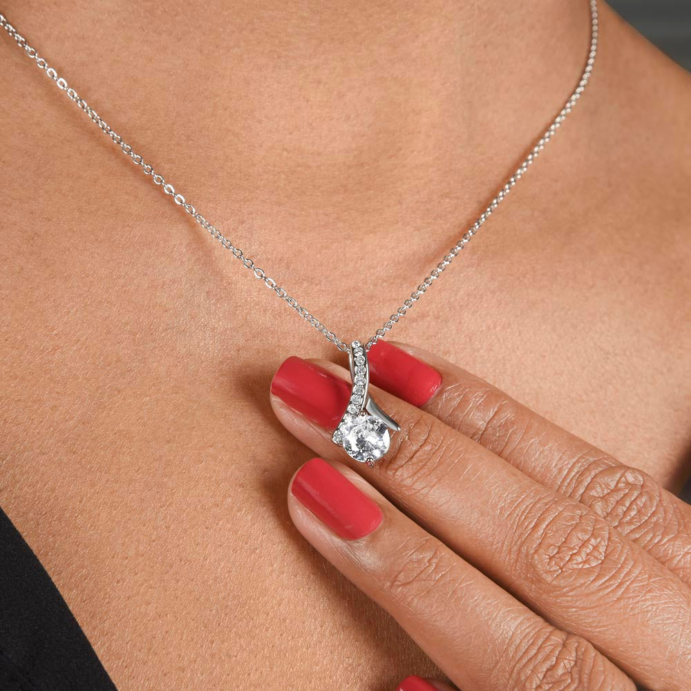 Alluring Beauty Necklace (Yellow & White Gold )