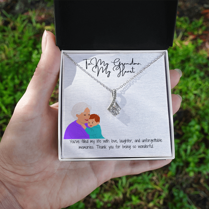 Radiant & Elegant  Alluring Beauty Necklace for Grandma