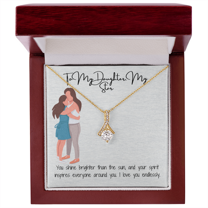 Timeless Elegance  Alluring Beauty Necklace (Yellow & White Gold)