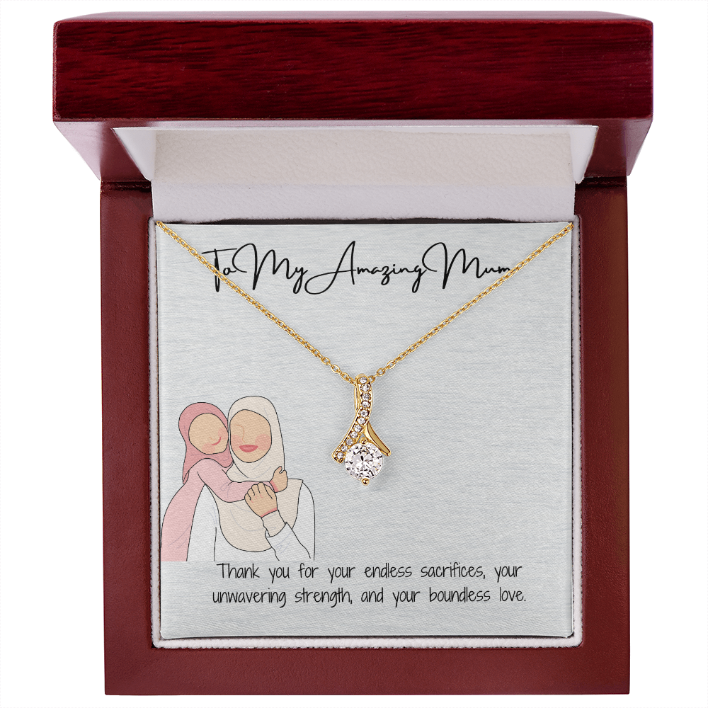 To My Lovely Mom  Alluring Beauty Necklace