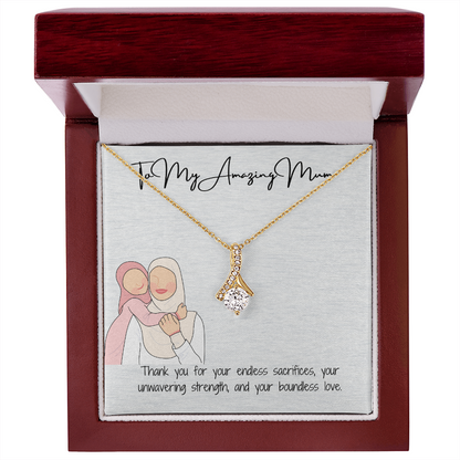 To My Lovely Mom  Alluring Beauty Necklace
