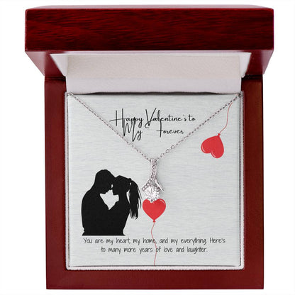 Unforgettable Valentine  Pendant with Gift Card