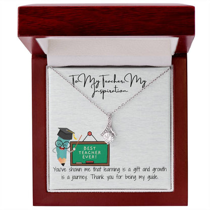 To My Teacher  Your Wisdom Shines Bright