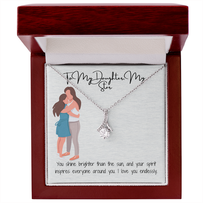 Timeless Elegance  Alluring Beauty Necklace (Yellow & White Gold)