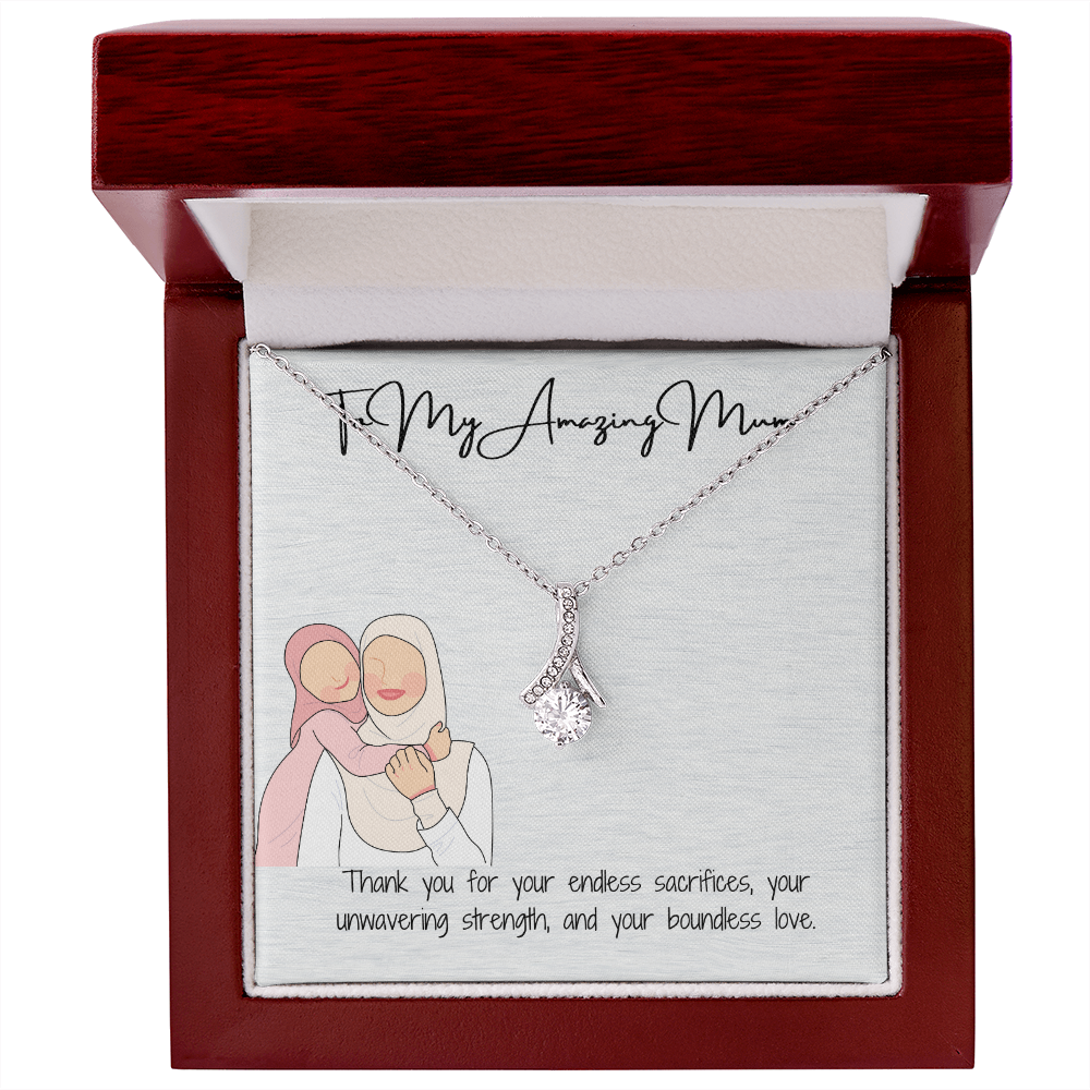 To My Lovely Mom  Alluring Beauty Necklace
