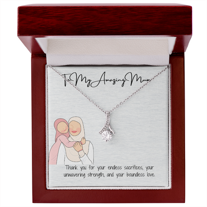 To My Lovely Mom  Alluring Beauty Necklace