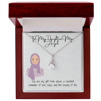 A Reflection of Her Inner & Outer Beauty  Alluring Beauty Necklace for My Hijabi Daughter