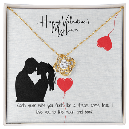 Endless Love Valentine Pendant and Gift Card Set