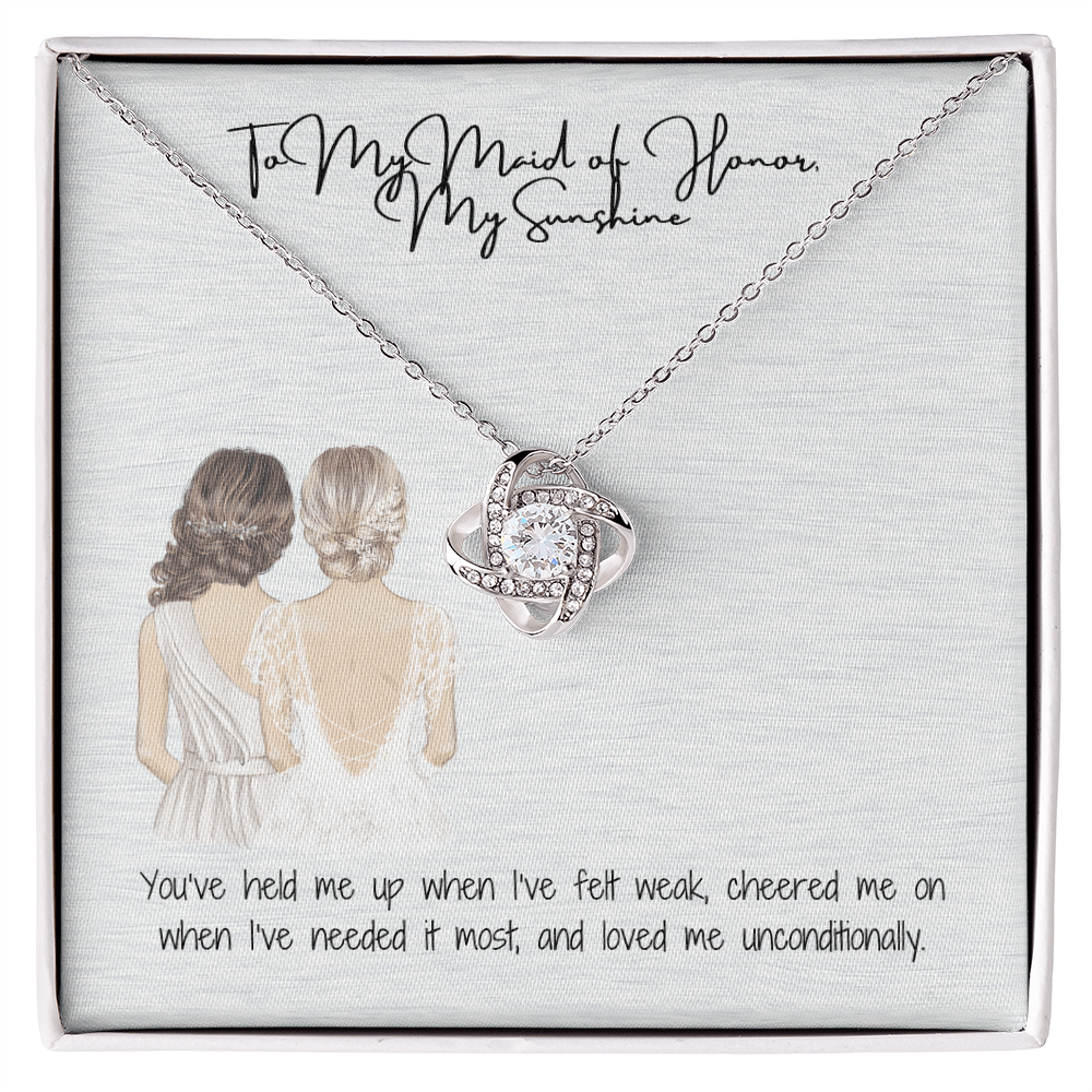 Sunshine Love Knot Necklace