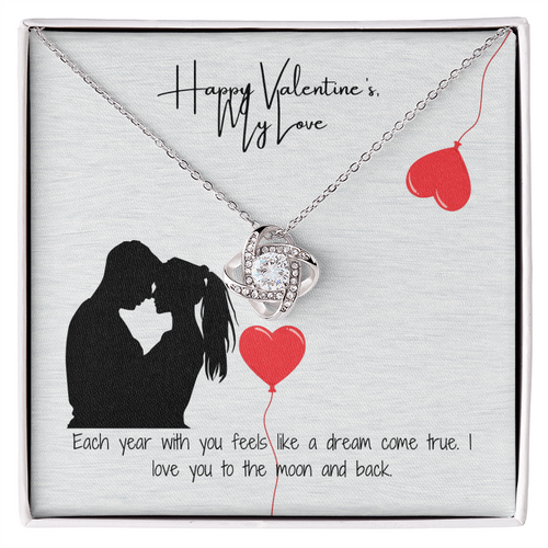 Endless Love Valentine Pendant and Gift Card Set