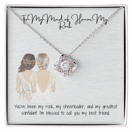 My Rock Love Knot Necklace