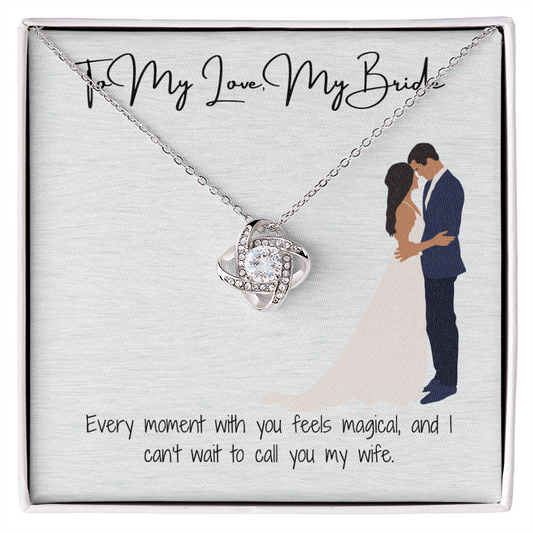 Almost Mrs. Charm Necklace
