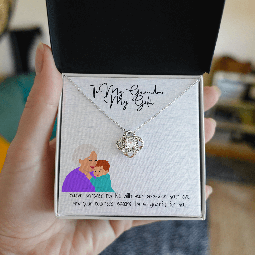 Love Knot Necklace for Grandma