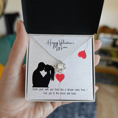 Endless Love Valentine Pendant and Gift Card Set