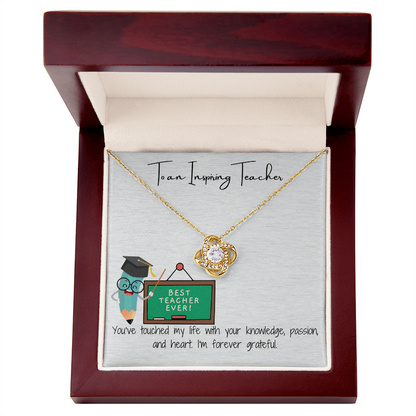 To My Teacher  The Knot That Binds Us