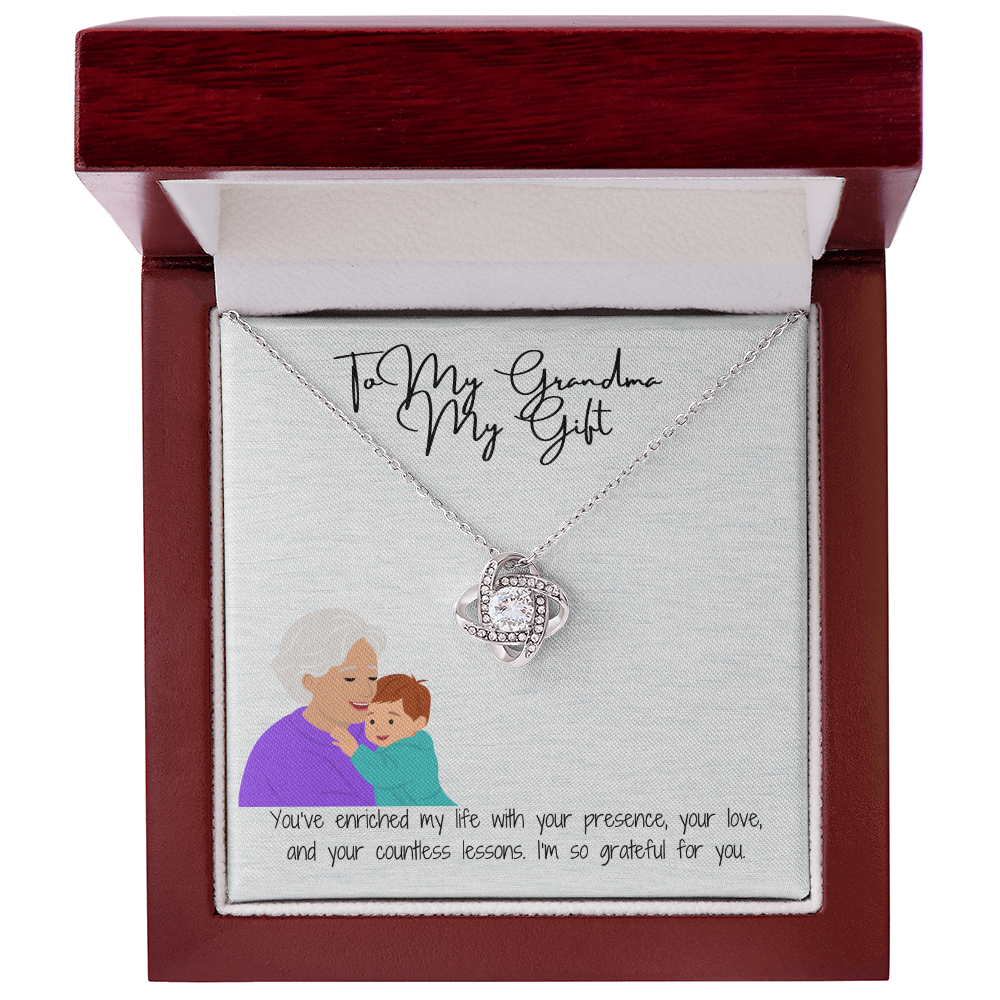 Love Knot Necklace for Grandma