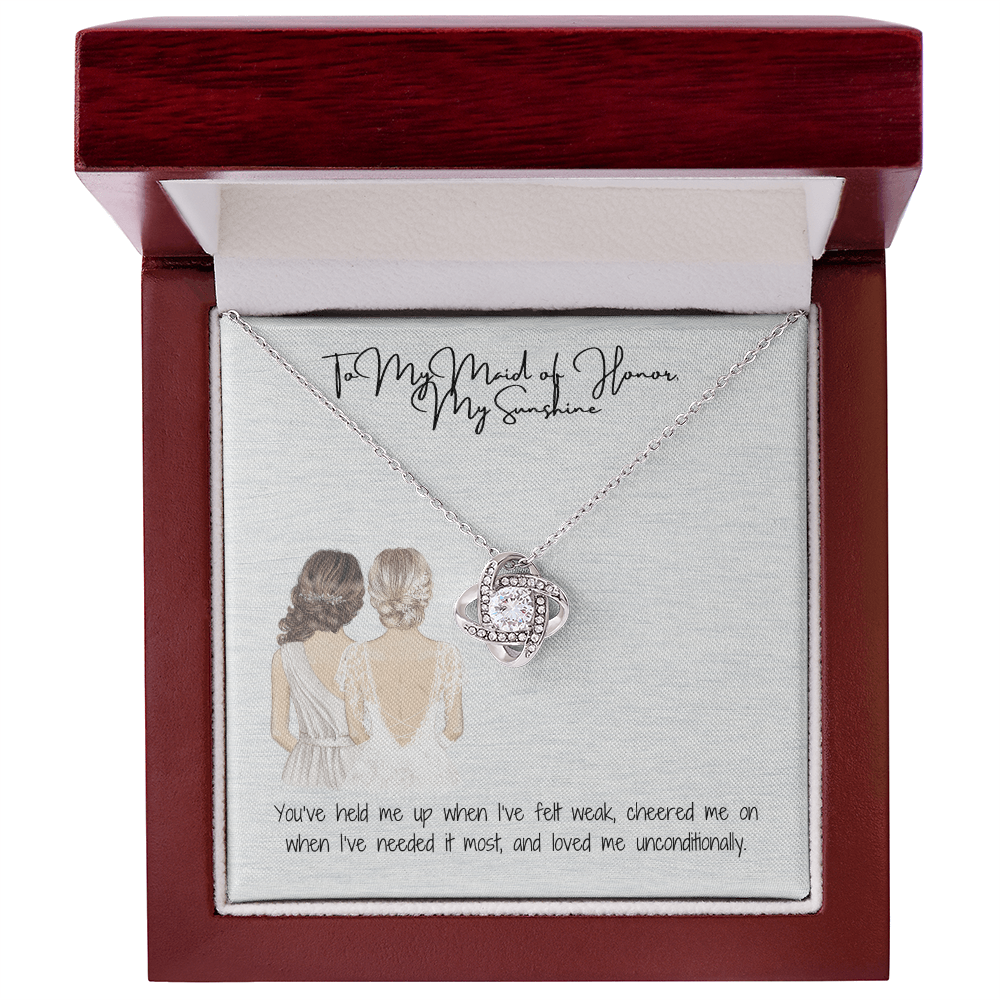 Sunshine Love Knot Necklace