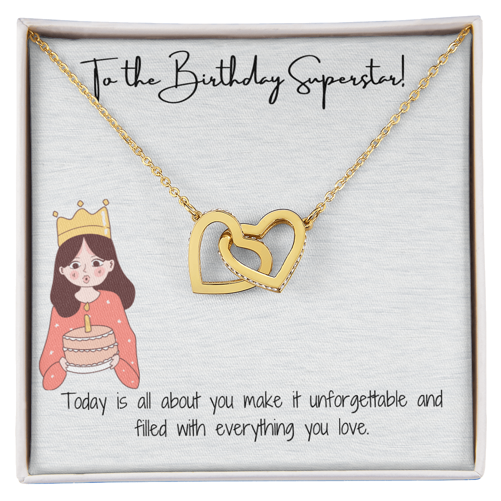 "Happy Birthday SuperStar Pendant"
