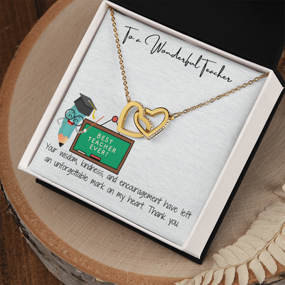 "To My Teacher Two Hearts, One Journey"