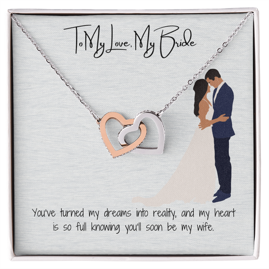 Bride to Be Heart Necklace