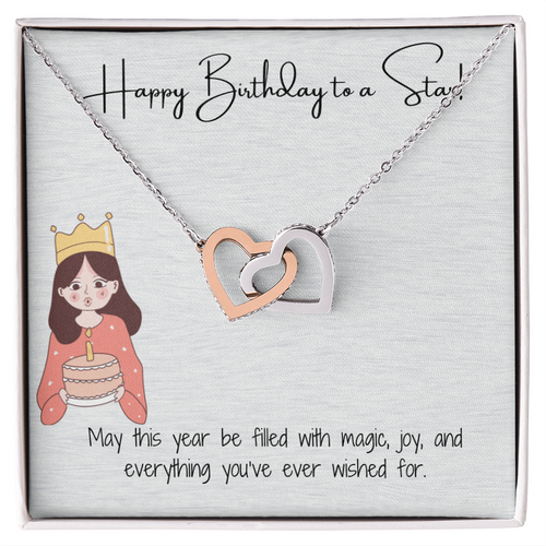 Happy Birthday Star Necklace