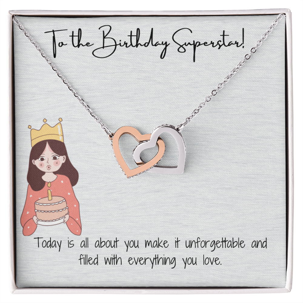 "Happy Birthday SuperStar Pendant"