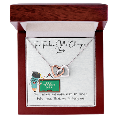 Interlocking Hearts Necklace