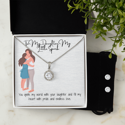 Inspired by Strength  Eternal Hope Necklace & Earring Set