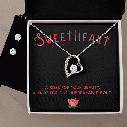Forever Love Necklace & Earring Set