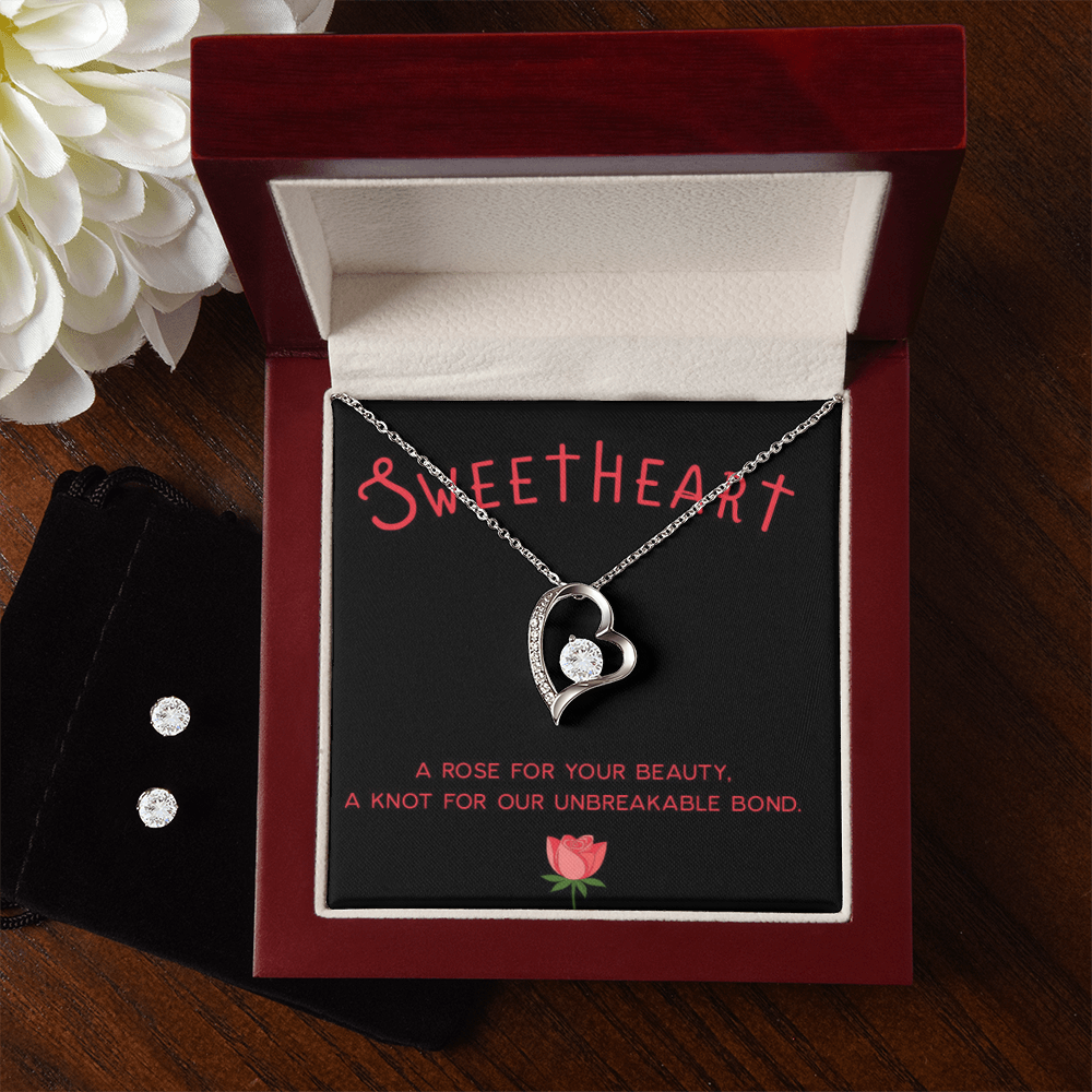 Forever Love Necklace & Earring Set