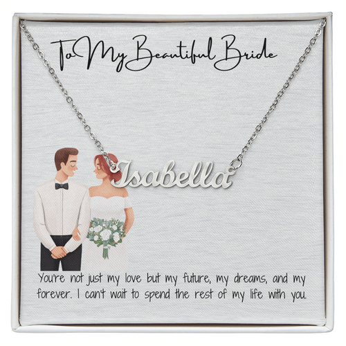 Beautiful bride pendant