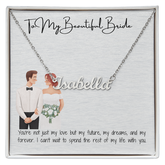 Beautiful bride pendant