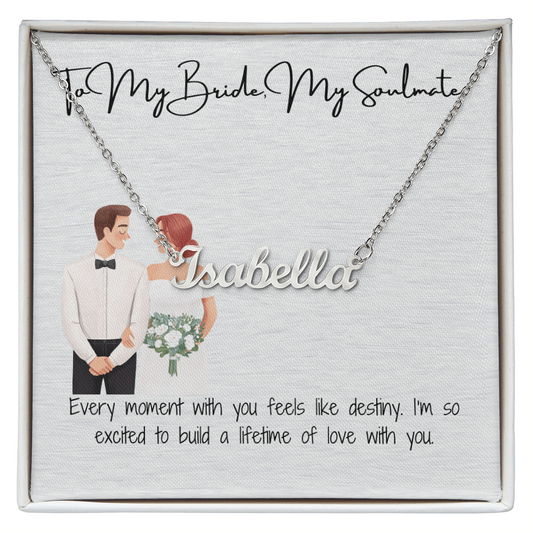 Bride to be necklace