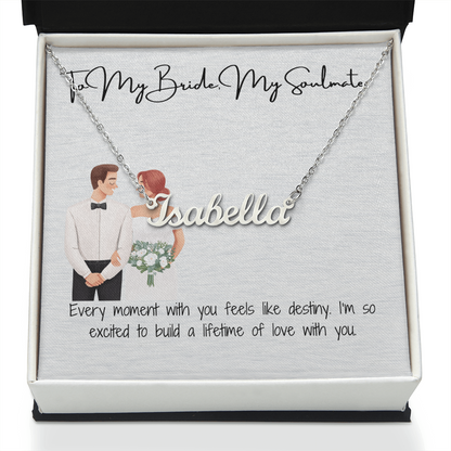 Bride to be necklace