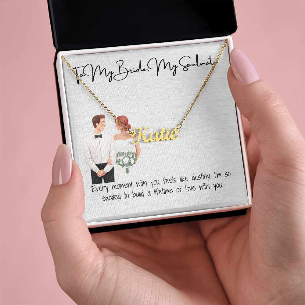 Bride to be necklace