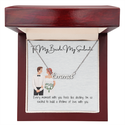 Bride to be necklace