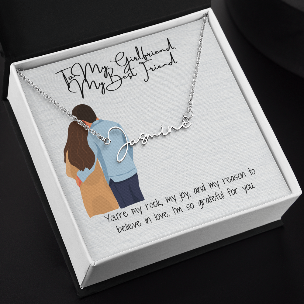 My Bestfriend Girlfriend Name Necklace