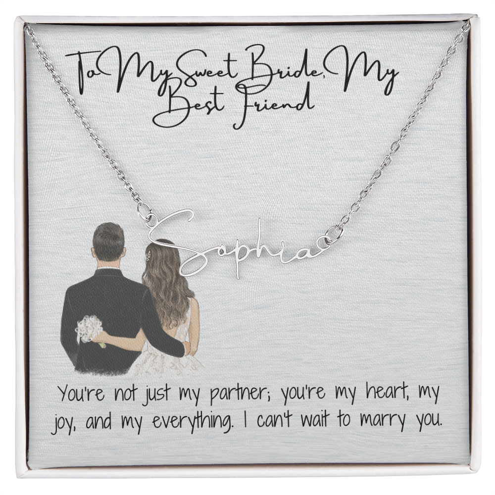 Sweetheart Bride Necklace