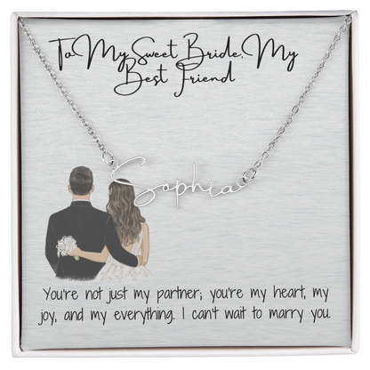 Sweetheart Bride Necklace