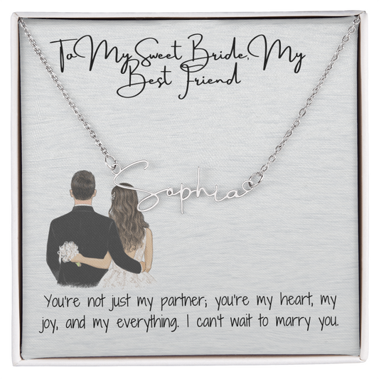 Sweetheart Bride Necklace