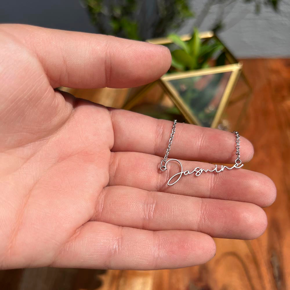 My Soulmate Girlfriend Name Necklace