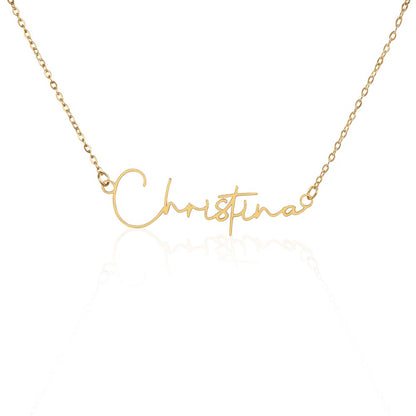 My Happily Ever After Girlfriend Name Necklace