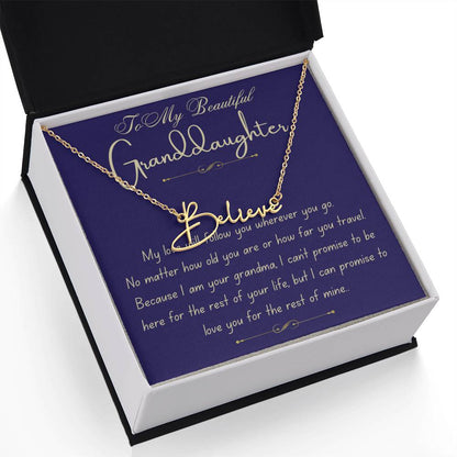 For My Sweet Granddaughter – Always & Forever