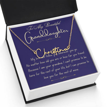 For My Sweet Granddaughter – Always & Forever