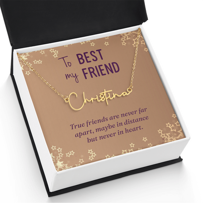 To My Best Friend – Endless Love Necklace