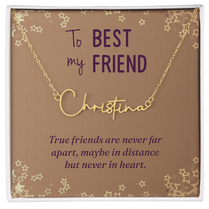 To My Best Friend – Endless Love Necklace