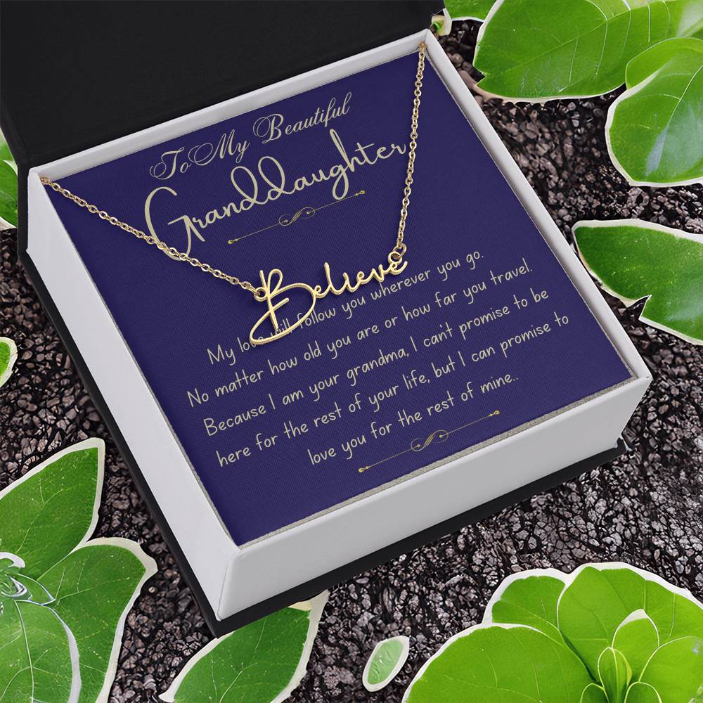 For My Sweet Granddaughter – Always & Forever
