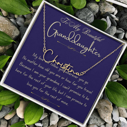 For My Sweet Granddaughter – Always & Forever