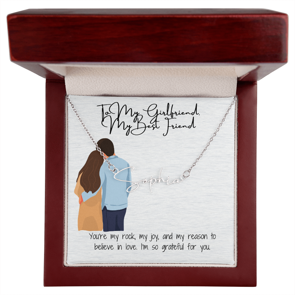 My Bestfriend Girlfriend Name Necklace