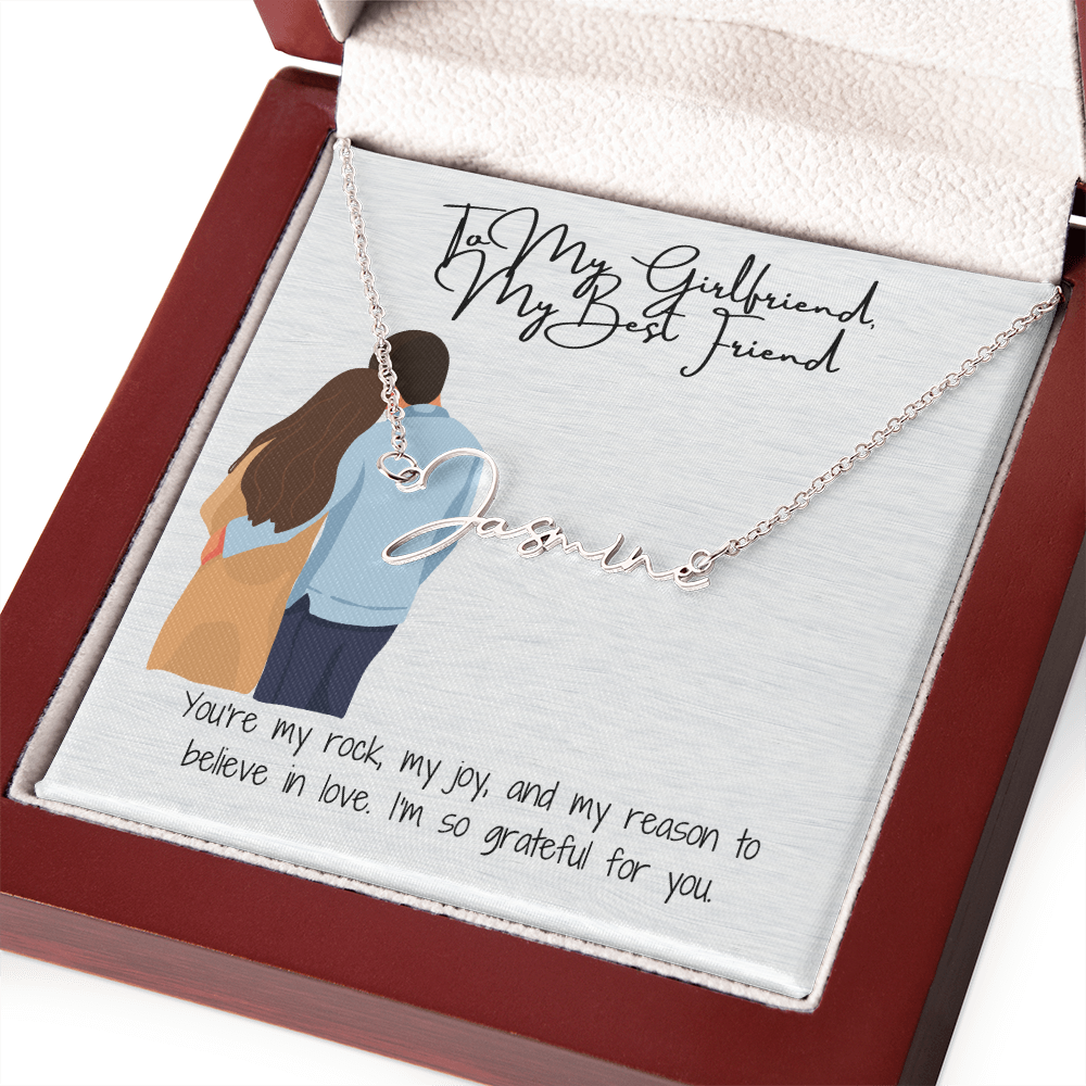 My Bestfriend Girlfriend Name Necklace